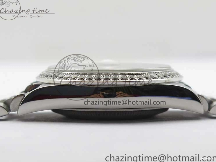 President Dial Crystal SS White Crystal Bracelet MOP on Best SS 128239 Edition Day-Date 36mm Marker A2836 BP 0117